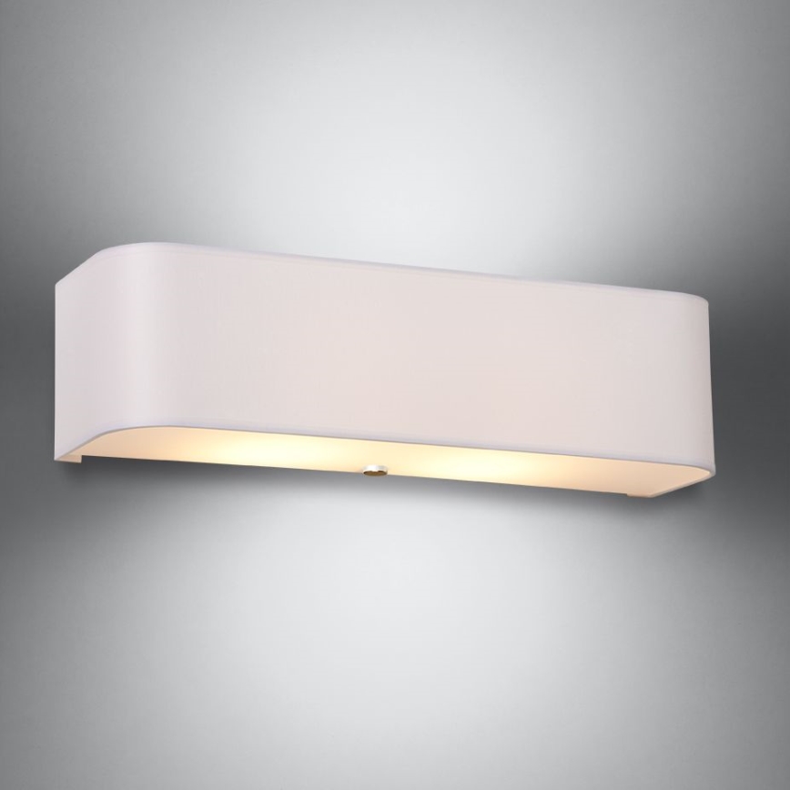 Vägglampa  LOKKO 2xE14/60W/230V vit