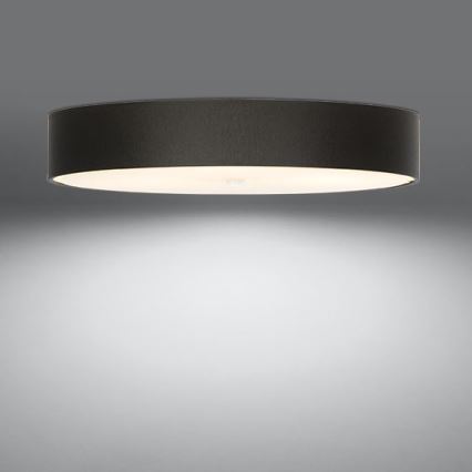 Taklampa SKALA 6xE27/60W/230V diameter  80 cm svart