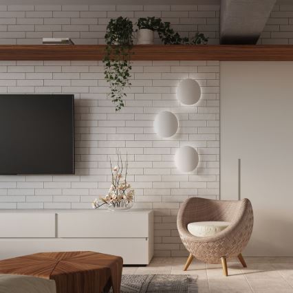 Vägglampa  SENSES 2xG9/40W/230V vit