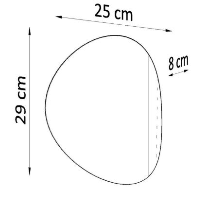 Vägglampa  SENSES 2xG9/40W/230V svart