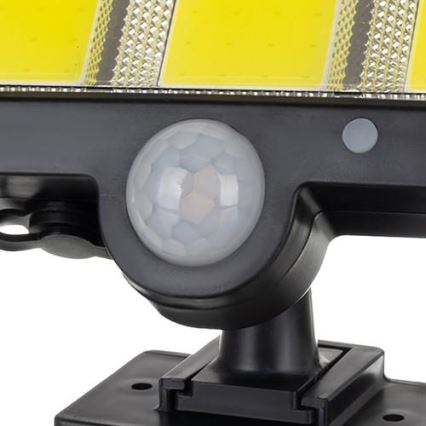 Solcellstrålkastare med sensor INTEGRA LED/3W/3,7V 1200 mAh IP44 + fjärrkontroll