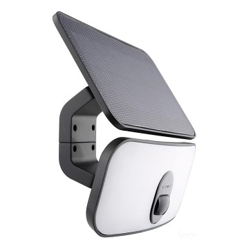 Solcellstrålkastare med sensor LED/13W/3,7V IP65 4000K 4000 mAh