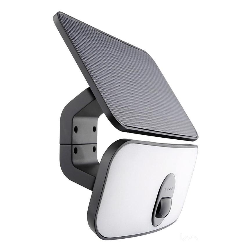 Solcellstrålkastare med sensor LED/13W/3,7V IP65 4000K 4000 mAh