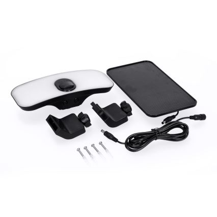 Solcellstrålkastare med sensor LED/13W/3,7V IP65 4000K 4000 mAh