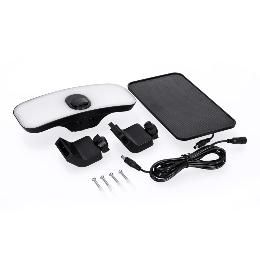 Solcellstrålkastare med sensor LED/13W/3,7V IP65 4000K 4000 mAh