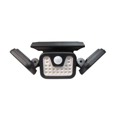 LED Flexibel solcell strålkastare med sensor LED/15W/3,7V 2400 mAh IP54 4500K