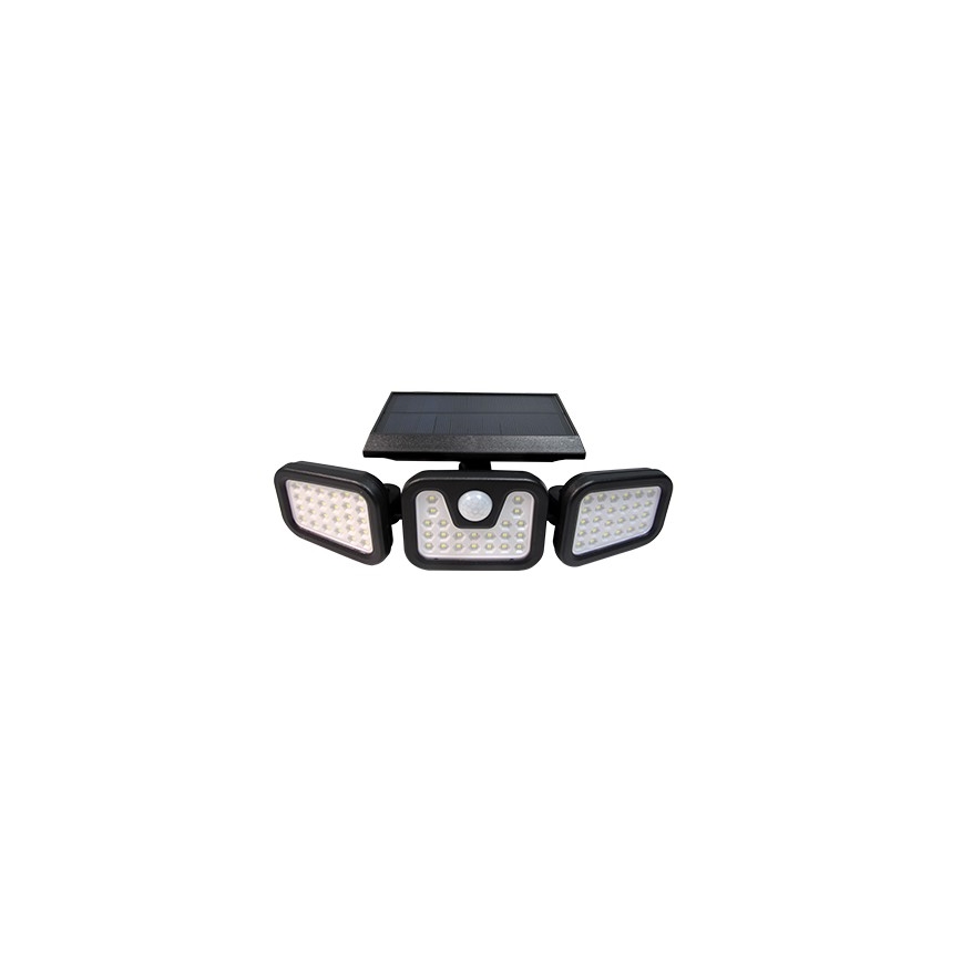 LED Flexibel solcell strålkastare med sensor LED/15W/3,7V 2400 mAh IP54 4500K