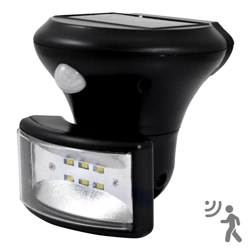 Solcellstrålkastare med sensor LED/5W/3,7V 2000 mAh IP44