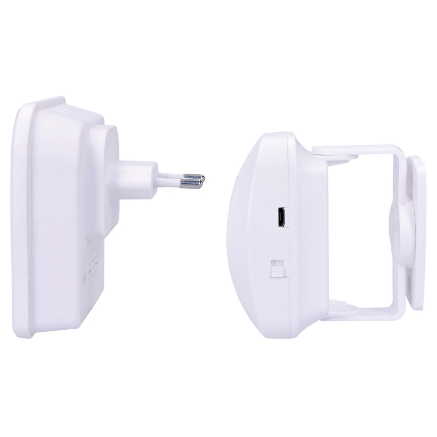 Alarm 230V with wireless motion sensor 3xAAA/5V vit