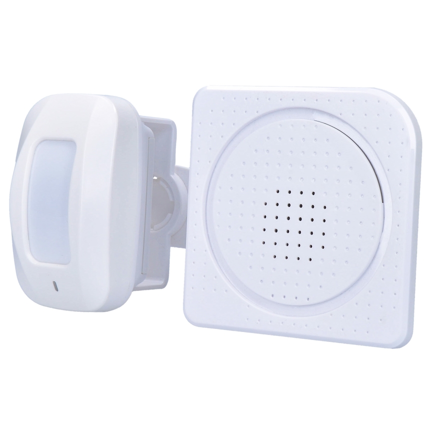 Alarm 230V with wireless motion sensor 3xAAA/5V vit