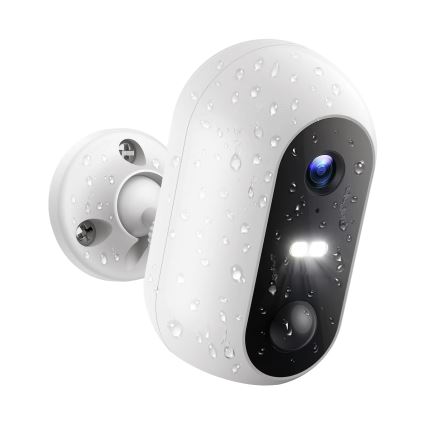 Smart utomhus IP-kamera med solcellspanel 1080p Full HD 9600 mAh IP54 Wi-Fi Tuya