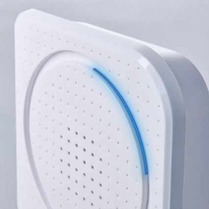 Wireless batteri-powered dörrklocka 3xAA IP44 vit