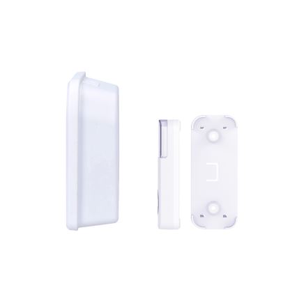 Wireless batteri-powered dörrklocka 3xAA IP44 vit