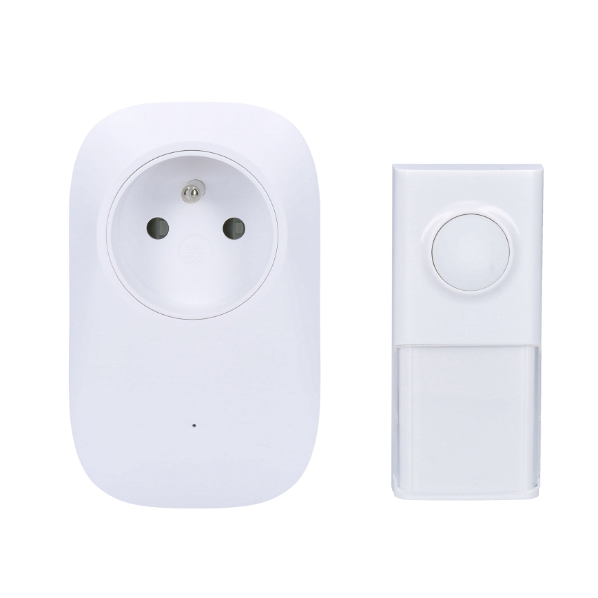 Plugin trådlös dörrklocka 230V IP55