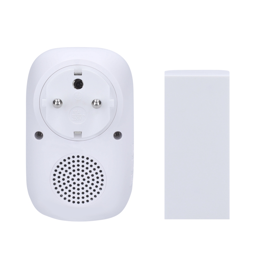 Plugin trådlös dörrklocka 230V IP55