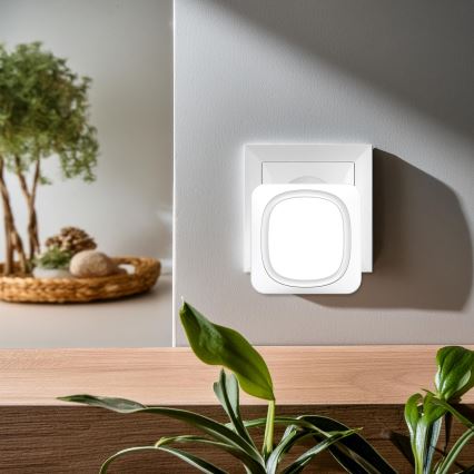 Trådlös dörrklocka med LED-belysning 230V IP56 vit