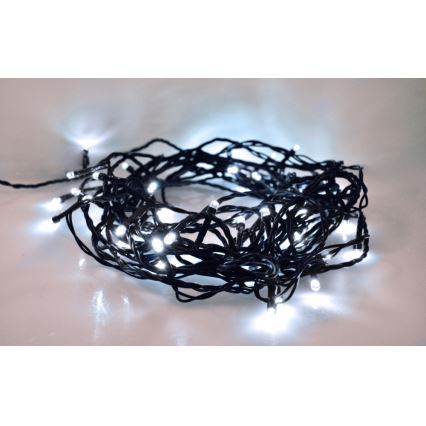 LED julkedja för utomhusbruk 500xLED/8 funktioner IP44 55m kall vit
