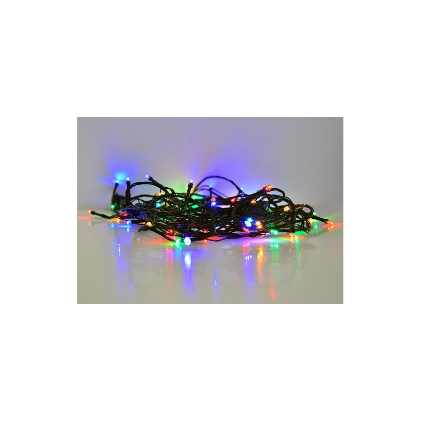 LED julkedja för utomhusbruk 100xLED/8 funktioner IP44 13m Flerfärgad
