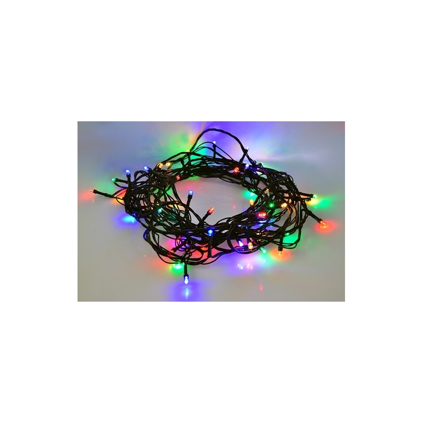 LED julkedja för utomhusbruk 200xLED/8 funktioner IP44 25m Flerfärgad