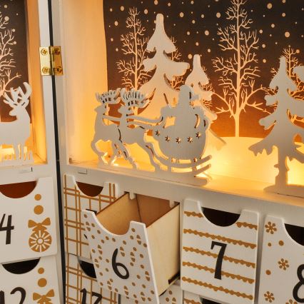 LED Adventskalender LED/2xAAA