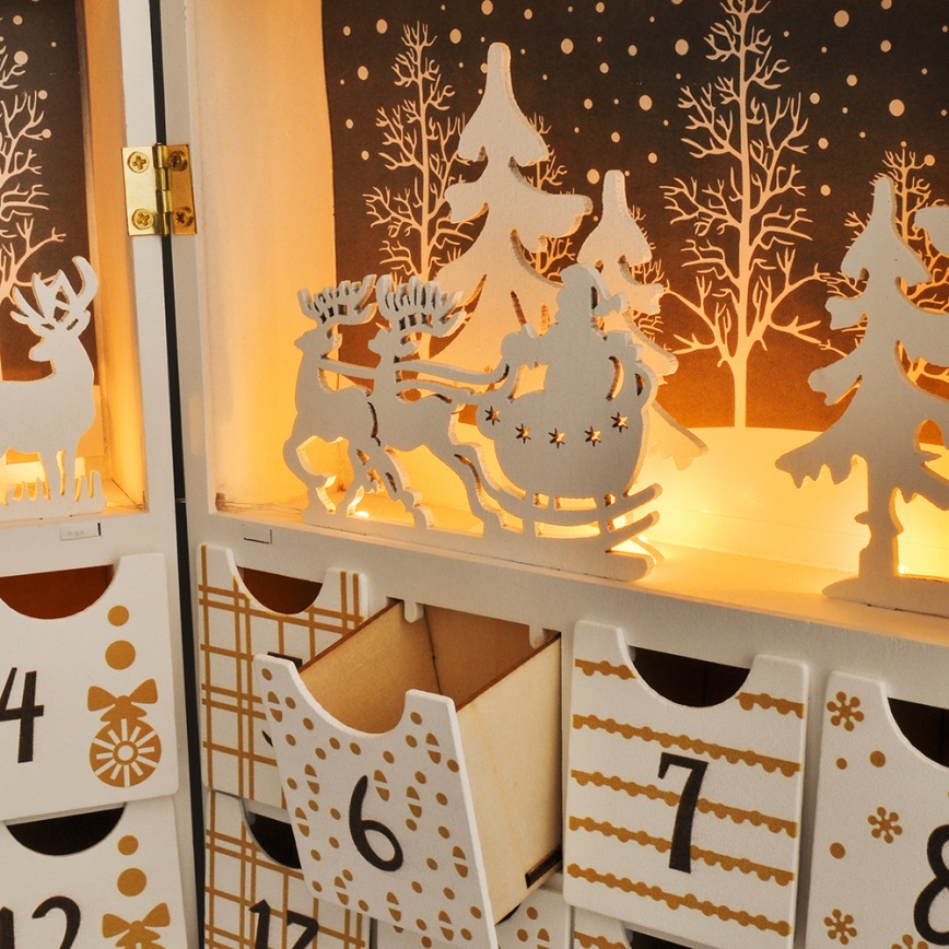 LED Adventskalender LED/2xAAA