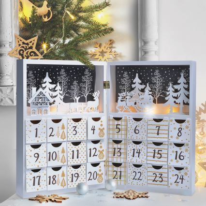 LED Adventskalender LED/2xAAA