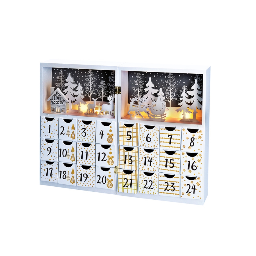 LED Adventskalender LED/2xAAA