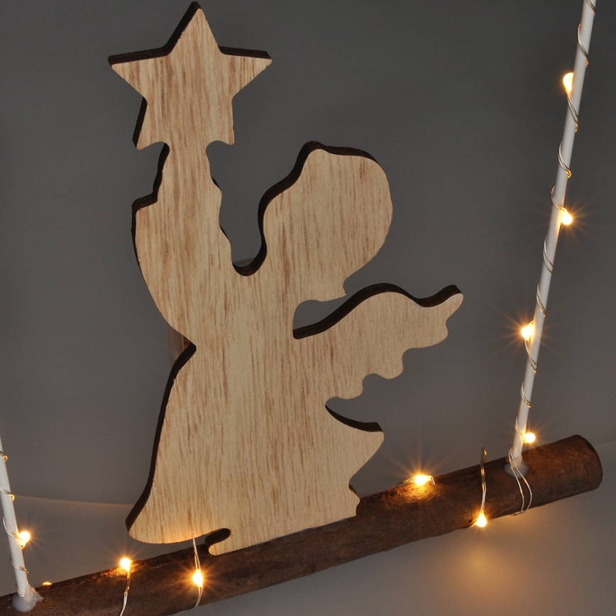 LED Juldekoration LED/2xAA ängel