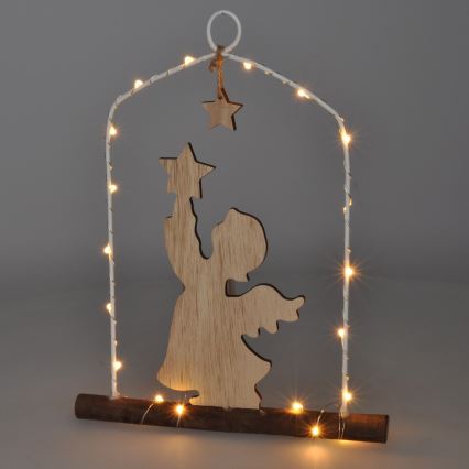 LED Juldekoration LED/2xAA ängel