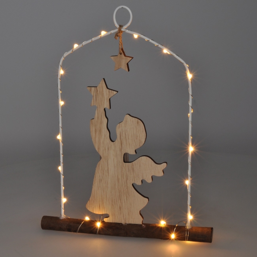 LED Juldekoration LED/2xAA ängel