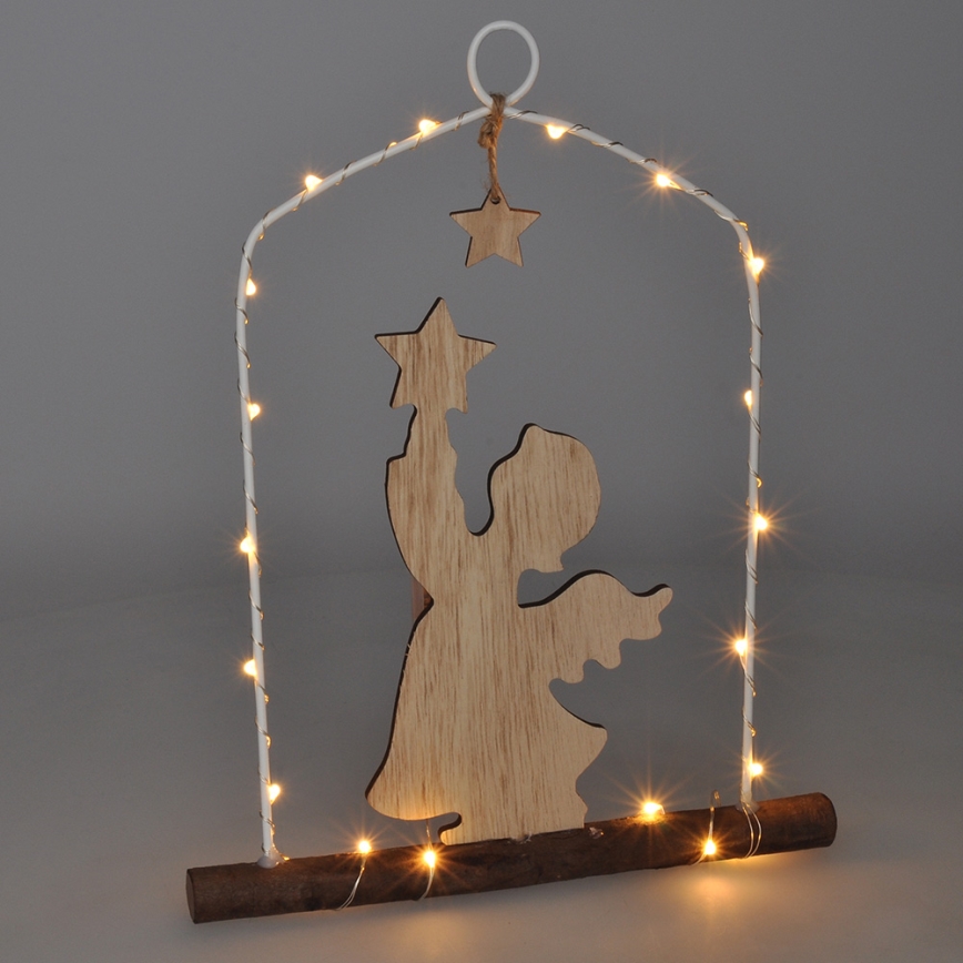 LED Juldekoration LED/2xAA ängel