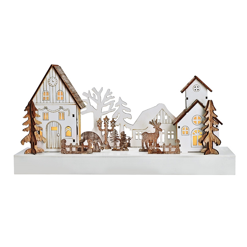 LED juldekoration LED/2xAA varm vit