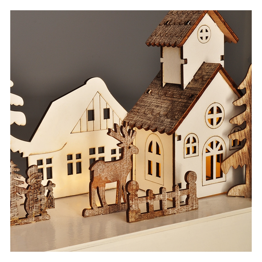 LED juldekoration LED/2xAA varm vit