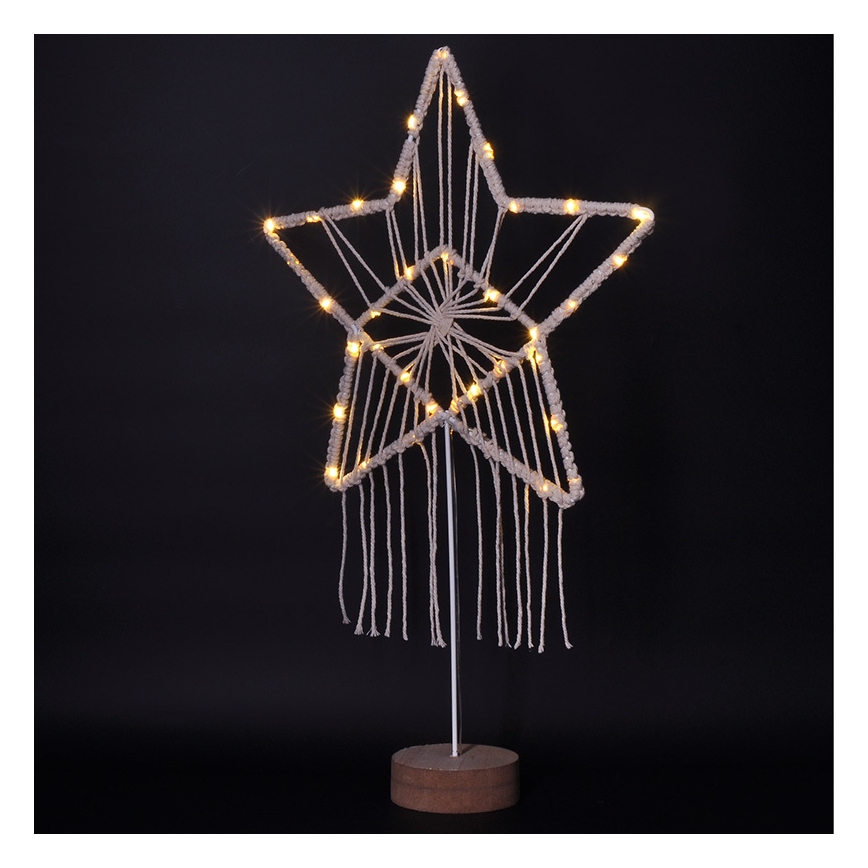 LED juldekoration LED/2xAAA stjärna