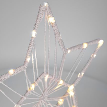 LED juldekoration LED/2xAAA stjärna
