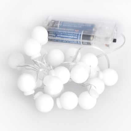 LED julkedja 20xLED/2xAA 2,3 m Flerfärgad