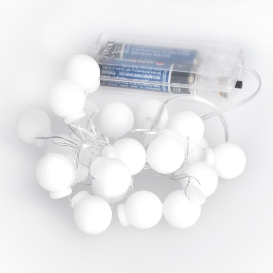 LED julkedja 20xLED/2xAA 2,3 m Flerfärgad