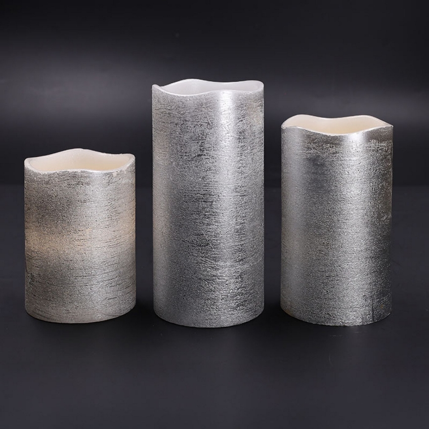 Set med 3 LED-ljus LED/3xAAA varmvit