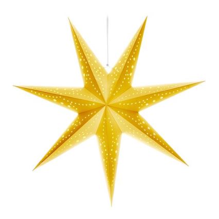 LED-juldekoration 20xLED/2xAA varmvit guldstjärna