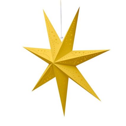 LED-juldekoration 20xLED/2xAA varmvit guldstjärna