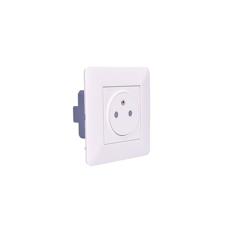 Solight 5B142 − Uttag SLIM PUSH, vit