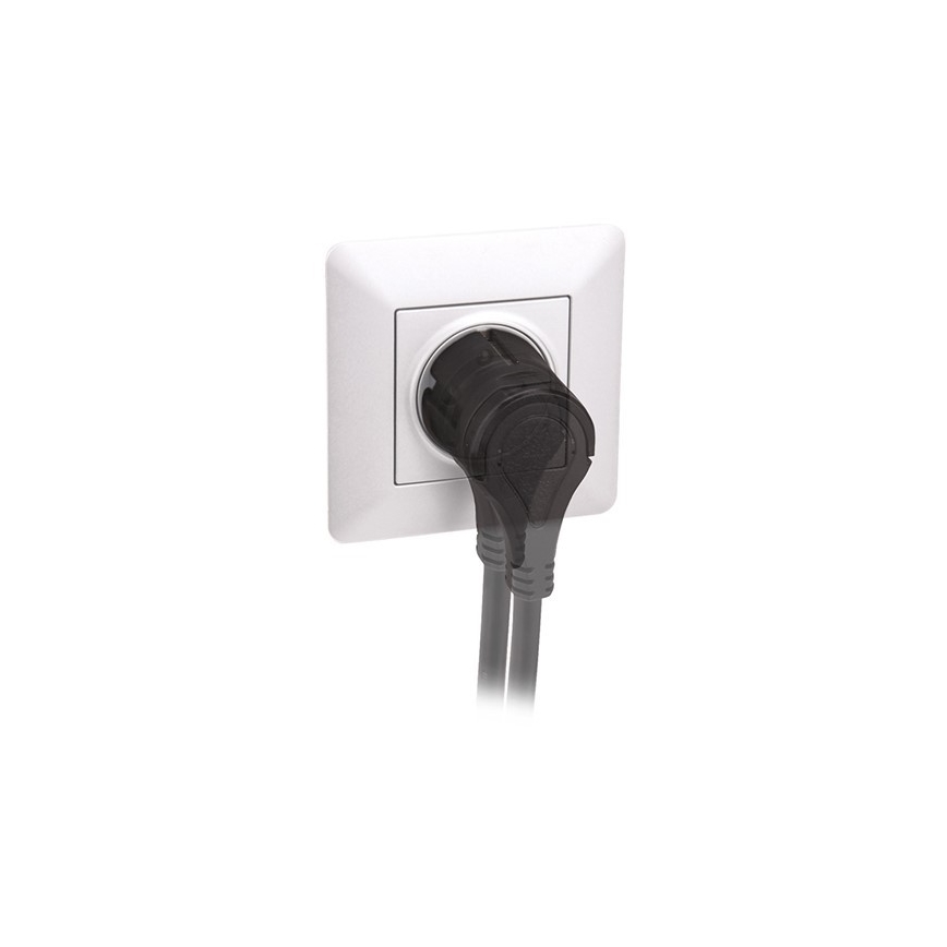 Solight 5B142 − Uttag SLIM PUSH, vit