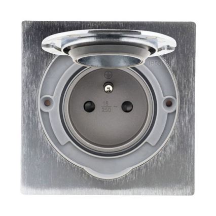 Utomhus infälld golvuttag IP55