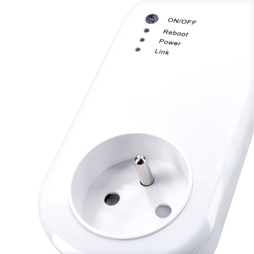 Smart kontakt with electricity consumption meter 230V Wi-Fi Tuya