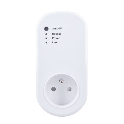 Smart kontakt with electricity consumption meter 230V Wi-Fi Tuya