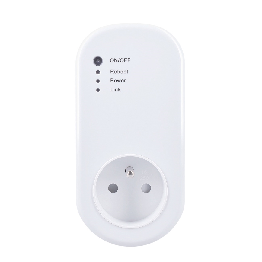 Smart kontakt with electricity consumption meter 230V Wi-Fi Tuya