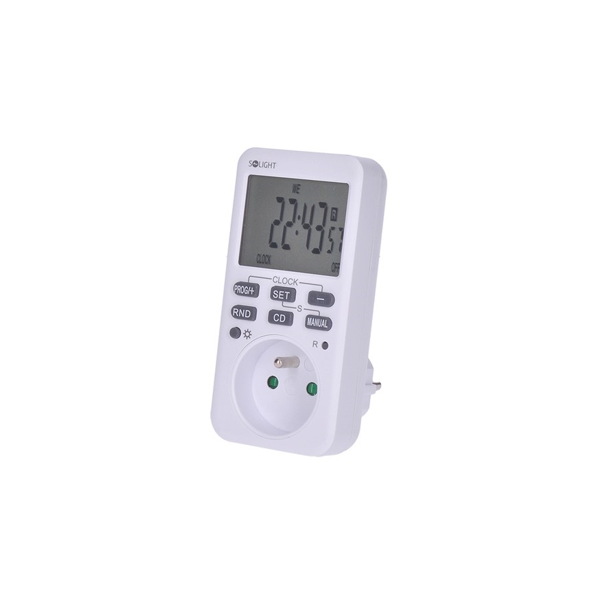 Solight DT33 − Digital veckotimer 16A/230V