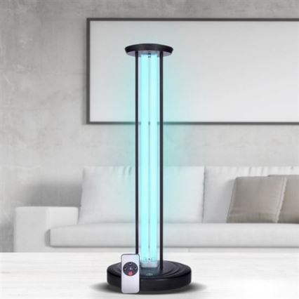 Bakteriedödande lampa UVC/100W/230V + fjärrkontroll 1x CR2025