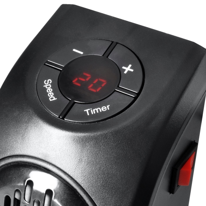 Mini uttag fläkt med en keramiskt värmeelement 350W/230V