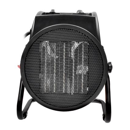 Stående fläkt med en keramiskt värmeelement 3000W/230V svart